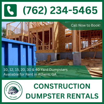 Athens Construction Dumpster Rental